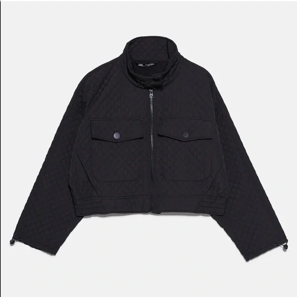 NWT Zara 2-Piece Trafaluc Quilted Jacket and Shorts Set - Picture 3 of 8